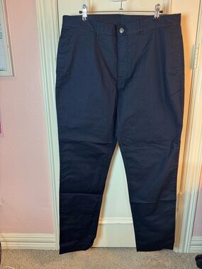 Good Man Brand Men's Navy Straight Chino Pants